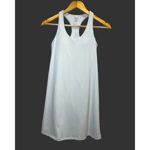 CALIA Womens XS Light Blue Racerback Athletic Dress Built-in Shorts WAX15035